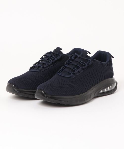 Parade(パレード)の「軽量バンジーレーススニーカー 992W【Parade】(スニーカー・メンズ・ブラック/ネイビー・27.0cm/28.0cm/25.0cm/26.5cm/25.5cm/26.0cm/24.5cm)」の1枚目の写真