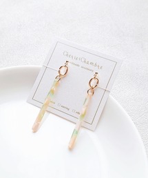 【Cherie+Chambre】Stick Charm Earring