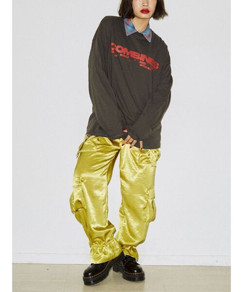 jouetie(ジュエティ)の「シンプルロゴロンT(Tシャツ/カットソー・レディース・ブラック/パープル/アイボリー・MEDIUM)」の19枚目の写真