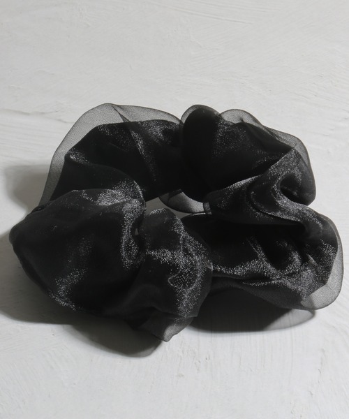 LINFA　（リンファ）の「【Peony/ピオニー】/シンプルカラーシュシュ（ヘアゴム・レディース・アイボリー/ブラック/ブラック系その他/ベージュ/ホワイト・FREE）」の7枚目の写真