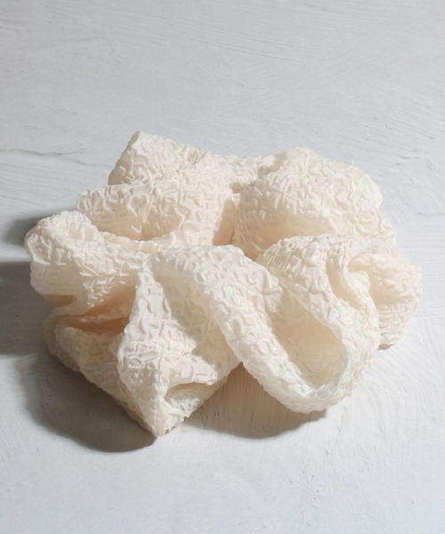 LINFA　（リンファ）の「【Peony/ピオニー】/シンプルカラーシュシュ（ヘアゴム・レディース・アイボリー/ブラック/ブラック系その他/ベージュ/ホワイト・FREE）」の12枚目の写真