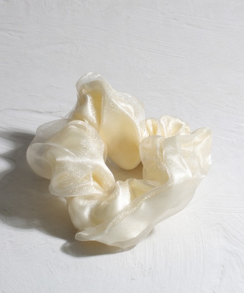 LINFA　（リンファ）の「【Peony/ピオニー】/シンプルカラーシュシュ（ヘアゴム・レディース・アイボリー/ブラック/ブラック系その他/ベージュ/ホワイト・FREE）」の13枚目の写真