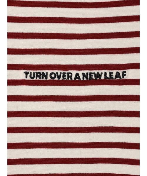 AMERICAN HOLIC（アメリカンホリック）の「刺繍ロゴボーダー半袖カットプルオーバー（Tシャツ/カットソー・レディース・ブラウン/レッド/ブラック・M/L）」の22枚目の写真