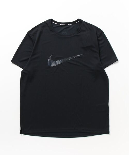 NIKE(ナイキ)の「ナイキ NIKE ナイキ DF UV マイラー ECMO S/S トップ(Tシャツ/カットソー・メンズ・ブラック・M/S/L/LL)」の1枚目の写真