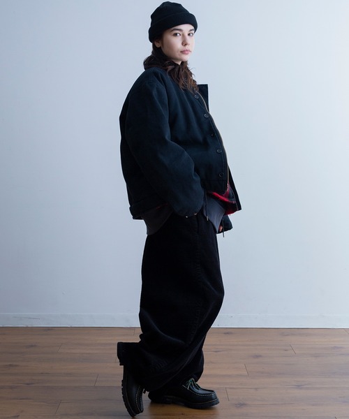 Universal Style Wear(ユニバーサルスタイルウェア)の「Universal Style Wear コーデュロイ バズーカ パンツ(その他パンツ・メンズ・グレイッシュベージュ/カーキ/キャメル/ブラック・MEDIUM/LARGE/X-LARGE)」の19枚目の写真