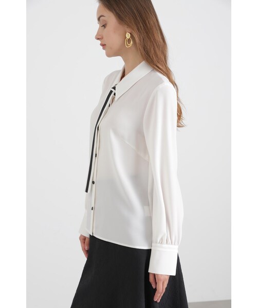 PINKY&DIANNE（ピンキーアンドダイアン）の「◇バイカラータイブラウス  