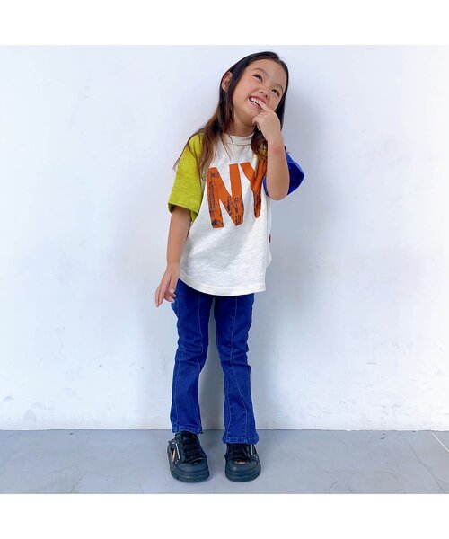 BREEZE（ブリーズ）の「【20周年復刻シリーズ】レジェンドグラフィック ラグランTシャツ（Tシャツ/カットソー・キッズ・アイボリー/オフホワイト/レインボー・140/90/150/120/80/110/130/100）」の18枚目の写真