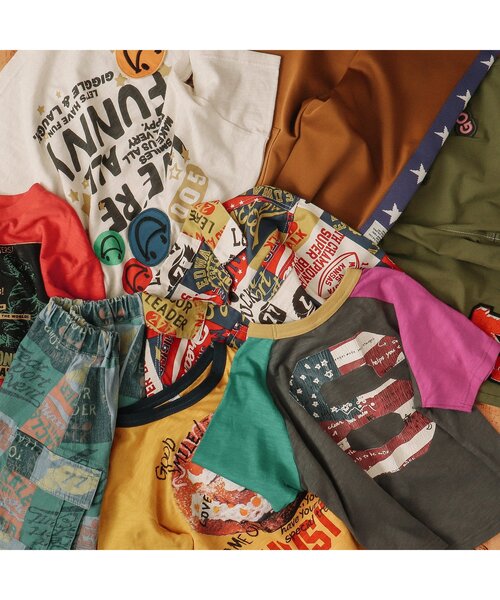 BREEZE（ブリーズ）の「【20周年復刻シリーズ】レジェンドグラフィック ラグランTシャツ（Tシャツ/カットソー・キッズ・アイボリー/オフホワイト/レインボー・140/90/150/120/80/110/130/100）」の12枚目の写真