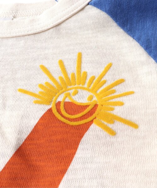 BREEZE（ブリーズ）の「【20周年復刻シリーズ】レジェンドグラフィック ラグランTシャツ（Tシャツ/カットソー・キッズ・アイボリー/オフホワイト/レインボー・140/90/150/120/80/110/130/100）」の8枚目の写真