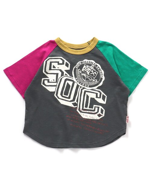 BREEZE（ブリーズ）の「【20周年復刻シリーズ】レジェンドグラフィック ラグランTシャツ（Tシャツ/カットソー・キッズ・アイボリー/オフホワイト/レインボー・140/90/150/120/80/110/130/100）」の6枚目の写真