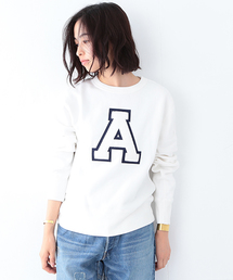 BEAMS BOY | BEAMS BOY / スウェット レタード クルー 15FW(スウェット)