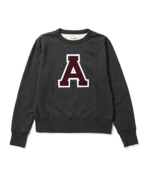 BEAMS BOY（ビームスボーイ）の「BEAMS BOY / スウェット レタード クルー 15FW（スウェット・レディース・ホワイト/チャコールグレー/ブルー・ONE SIZE）」の18枚目の写真