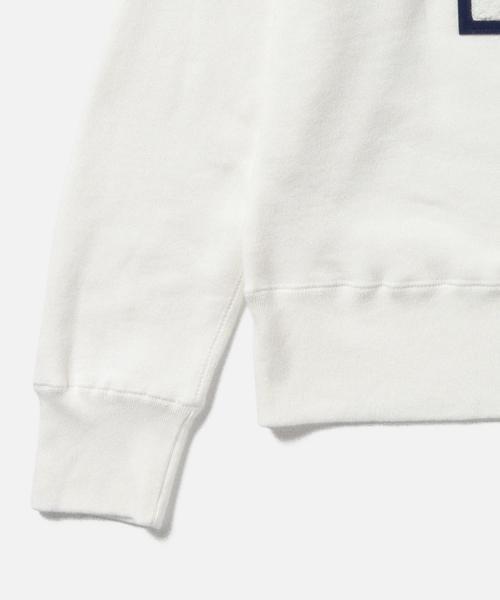 BEAMS BOY（ビームスボーイ）の「BEAMS BOY / スウェット レタード クルー 15FW（スウェット・レディース・ホワイト/チャコールグレー/ブルー・ONE SIZE）」の15枚目の写真