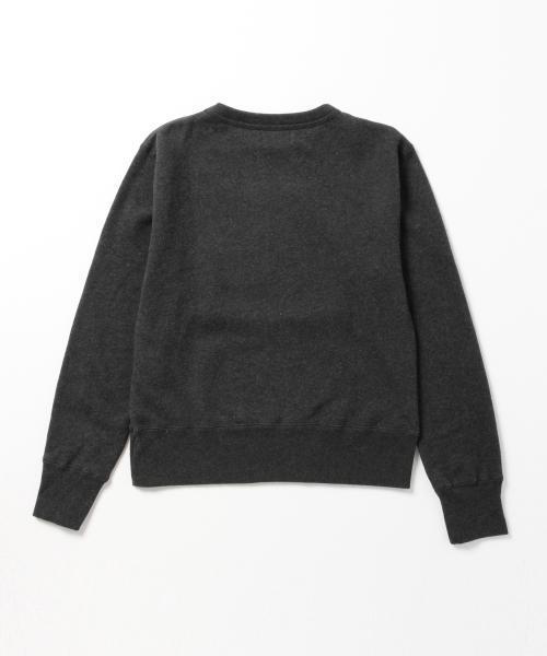 BEAMS BOY（ビームスボーイ）の「BEAMS BOY / スウェット レタード クルー 15FW（スウェット・レディース・ホワイト/チャコールグレー/ブルー・ONE SIZE）」の9枚目の写真