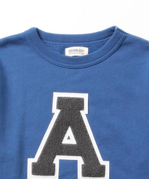 BEAMS BOY（ビームスボーイ）の「BEAMS BOY / スウェット レタード クルー 15FW（スウェット・レディース・ホワイト/チャコールグレー/ブルー・ONE SIZE）」の10枚目の写真