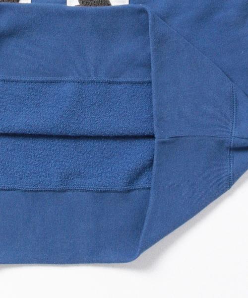 BEAMS BOY（ビームスボーイ）の「BEAMS BOY / スウェット レタード クルー 15FW（スウェット・レディース・ホワイト/チャコールグレー/ブルー・ONE SIZE）」の4枚目の写真