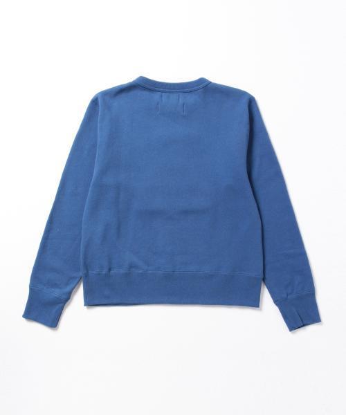 BEAMS BOY（ビームスボーイ）の「BEAMS BOY / スウェット レタード クルー 15FW（スウェット・レディース・ホワイト/チャコールグレー/ブルー・ONE SIZE）」の5枚目の写真