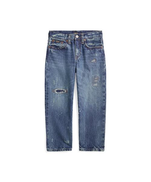 POLO RALPH LAUREN CHILDRENSWEAR(ポロ ラルフ ローレン チルドレンズウェア)の「Lynwood リラックスド ディストレスト ジーンズ(デニムパンツ・キッズ・ブルー・7/4/3/6)」の1枚目の写真