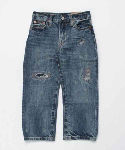 POLO RALPH LAUREN CHILDRENSWEAR(ポロ ラルフ ローレン チルドレンズウェア)の「Lynwood リラックスド ディストレスト ジーンズ(デニムパンツ・キッズ・ブルー・7/4/3/6)」の4枚目の写真