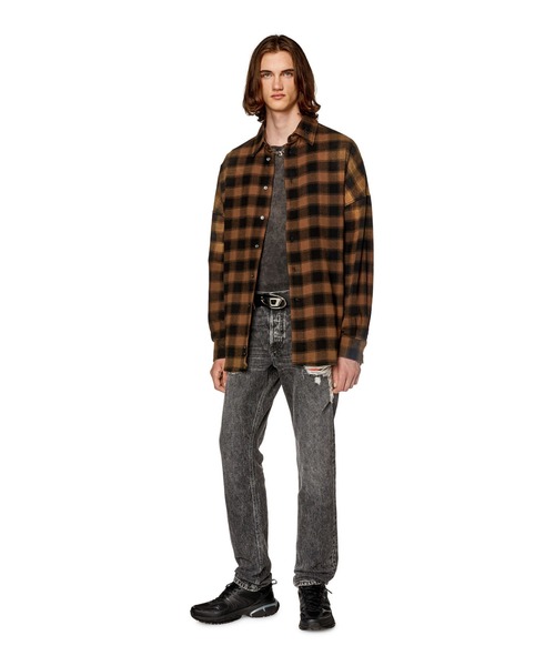 ディーゼルチュニック、チェックシャツ DIESEL｜チェックネルシャツ