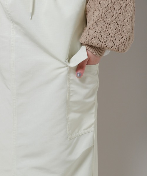 3.3 Field Trip （3.3フィールドトリップ）の「3.3 Field Trip／ドロストカーゴスカート 2979230（スカート・レディース・アイボリー/ブラック/ブルー・FREE）」の22枚目の写真