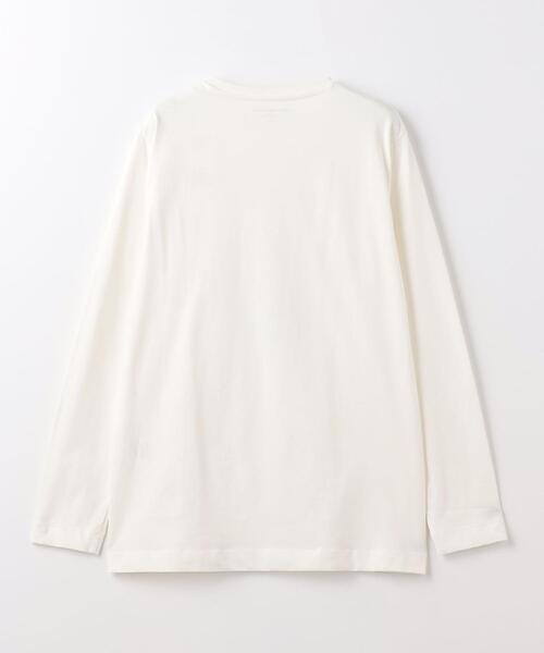 green label relaxing（グリーンレーベルリラクシング）の「スパニッシュピマ ミックス クルーネック 長袖 カットソー（Tシャツ/カットソー・メンズ・グレー/ホワイト/ダークグレー・M/XL/S/XXL/L）」の15枚目の写真