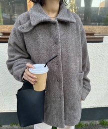 lawgy | collar arrange midi outer(その他アウター)