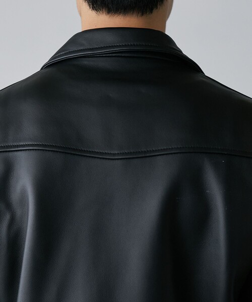 UNITED TOKYO(ユナイテッドトウキョウ)の「ラムレザーダブルジャケット(ライダースジャケット・メンズ・ブラック・2/1/3/4)」の14枚目の写真