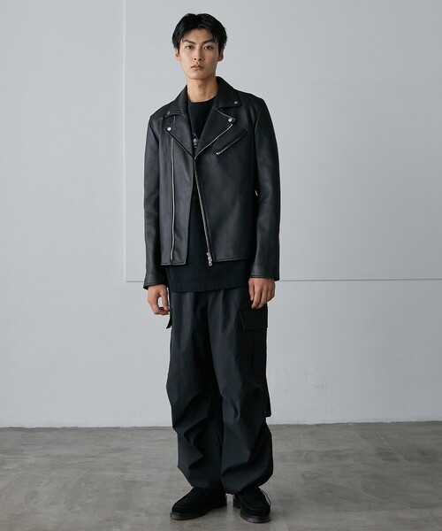 【美品】UNITED TOKYO/ラムレザーダブルライダース ブラック ２ ラムレザーダブルライダース（ライダースジャケット）｜UNITED TOKYO