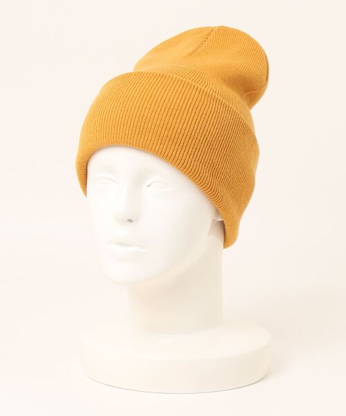 RIVER UP（リバーアップ）の「★RIVER UP★ ACRYLIC PLAIN WATCH CAP（ニットキャップ/ビーニー・レディース・ブラック/ダークグリーン/マスタード/オフホワイト・FREE）」の4枚目の写真