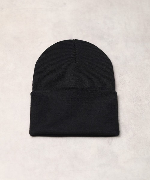 RIVER UP（リバーアップ）の「★RIVER UP★ ACRYLIC PLAIN WATCH CAP（ニットキャップ/ビーニー・レディース・ブラック/ダークグリーン/マスタード/オフホワイト・FREE）」の6枚目の写真