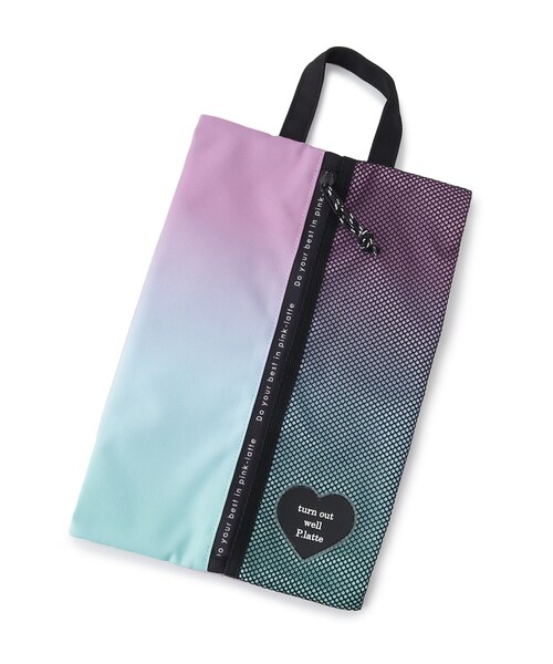 PINK-latte（ピンクラテ）の「【スクールグッズ】上履きケース（その他・キッズ・ブラック/ライトブルー/ライトパープル・00）」の3枚目の写真