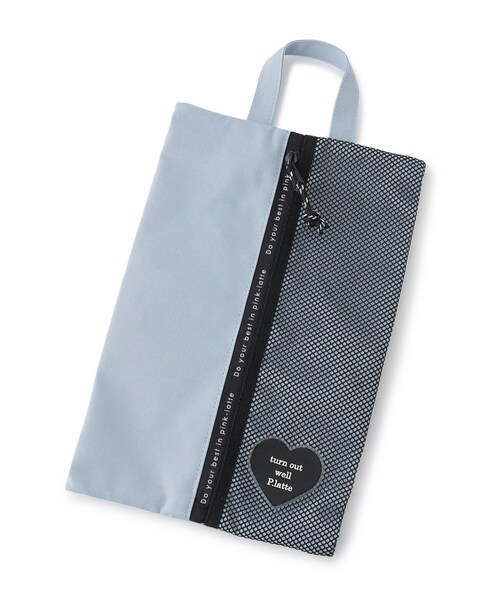 PINK-latte（ピンクラテ）の「【スクールグッズ】上履きケース（その他・キッズ・ブラック/ライトブルー/ライトパープル・00）」の4枚目の写真