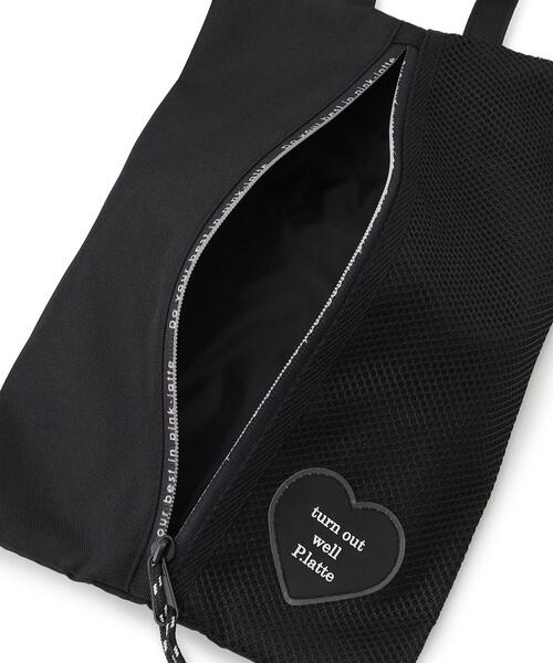 PINK-latte（ピンクラテ）の「【スクールグッズ】上履きケース（その他・キッズ・ブラック/ライトブルー/ライトパープル・00）」の6枚目の写真