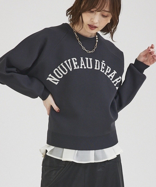 abahouse mavie（アバハウスマヴィ）の「シアーコンビ・レイヤードインナー（Tシャツ/カットソー・レディース・ブラック/ブラック系その他/ホワイト系その他/ベージュ/ホワイト・フリー）」の8枚目の写真