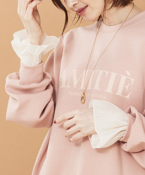 abahouse mavie（アバハウスマヴィ）の「シアーコンビ・レイヤードインナー（Tシャツ/カットソー・レディース・ブラック/ブラック系その他/ホワイト系その他/ベージュ/ホワイト・フリー）」の16枚目の写真