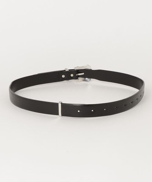 トーガ　TOGA VILILIS ベルト 黒 別注〉Leather Metal Belt | TOGA VIRILIS