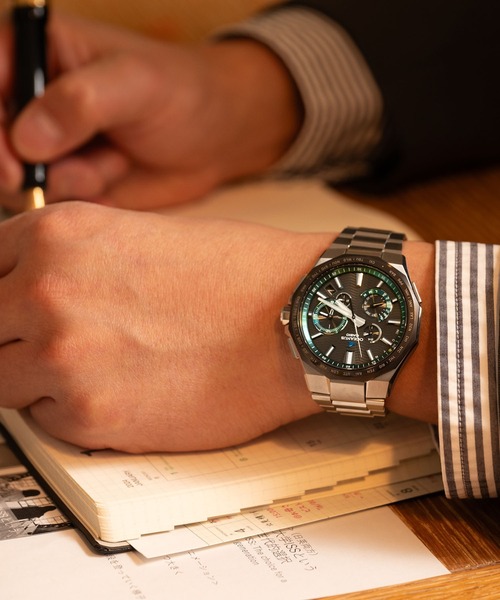 OCEANUS(オシアナス)の「CLASSIC LINE / 電波ソーラー / OCW-T6000A-1AJF(アナログ腕時計・メンズ・ブラック×シルバー・FREE)」の13枚目の写真