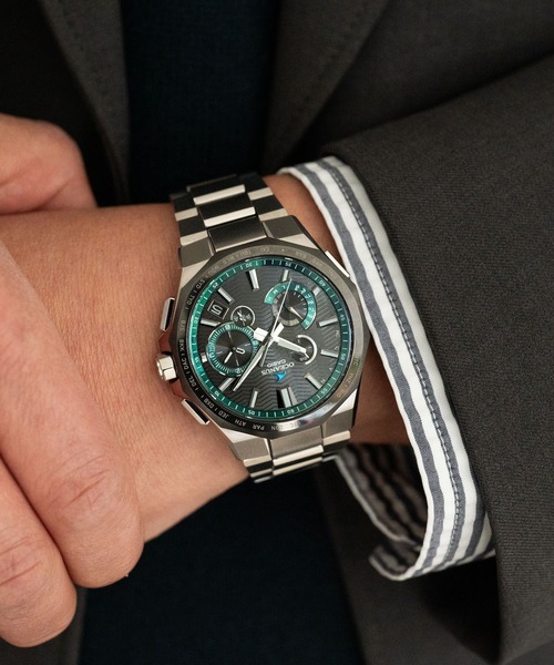 OCEANUS(オシアナス)の「CLASSIC LINE / 電波ソーラー / OCW-T6000A-1AJF(アナログ腕時計・メンズ・ブラック×シルバー・FREE)」の15枚目の写真
