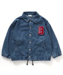 【WEB限定】ワッペンデニムコーチジャケット_ジュニア