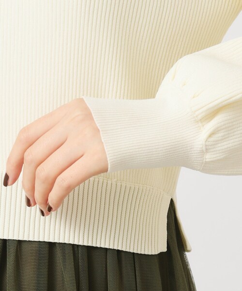 grove（グローブ）の「◆チュールドッキングニットワンピース（ワンピース・レディース・ブラック系1/アイボリー/ブラウン系その他・01/02/03/04/05）」の20枚目の写真