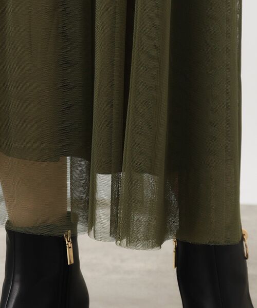 grove（グローブ）の「◆チュールドッキングニットワンピース（ワンピース・レディース・ブラック系1/アイボリー/ブラウン系その他・01/02/03/04/05）」の21枚目の写真