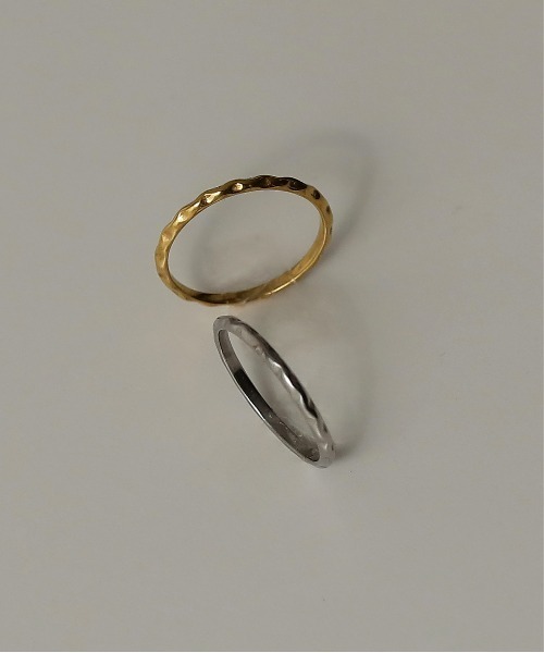 ORLEAN(オルレアン)の「金属アレルギー対応 シンプル華奢デザインリング 11号 サージカルステンレス(リング・レディース・ゴールド/シルバー・11号)」の10枚目の写真