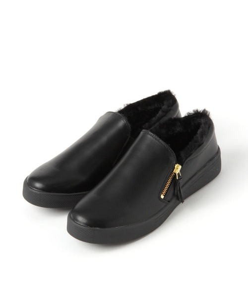 GLOBAL WORK(グローバルワーク)の「撥水保温中敷きスリッポン/979416(スリッポン・レディース・ブラック/アイボリー/その他・LARGE/MEDIUM)」の3枚目の写真