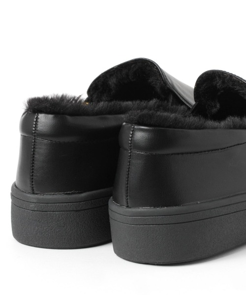 GLOBAL WORK(グローバルワーク)の「撥水保温中敷きスリッポン/979416(スリッポン・レディース・ブラック/アイボリー/その他・LARGE/MEDIUM)」の12枚目の写真