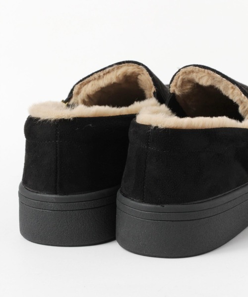 GLOBAL WORK(グローバルワーク)の「撥水保温中敷きスリッポン/979416(スリッポン・レディース・ブラック/アイボリー/その他・LARGE/MEDIUM)」の21枚目の写真