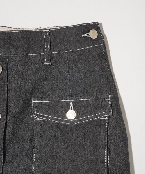 MILKFED.（ミルクフェド）の「MINI CULOTTES（デニムパンツ・レディース・ブラック/ピンク/グレー・M/S）」の16枚目の写真