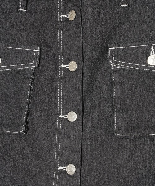 MILKFED.（ミルクフェド）の「MINI CULOTTES（デニムパンツ・レディース・ブラック/ピンク/グレー・M/S）」の9枚目の写真