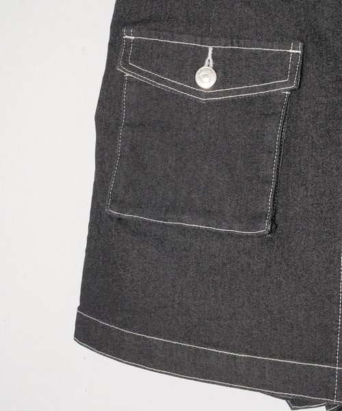 MILKFED.（ミルクフェド）の「MINI CULOTTES（デニムパンツ・レディース・ブラック/ピンク/グレー・M/S）」の10枚目の写真