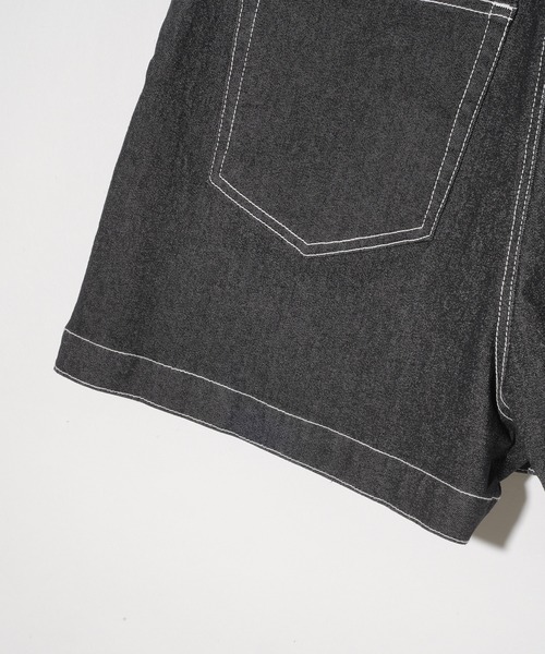 MILKFED.（ミルクフェド）の「MINI CULOTTES（デニムパンツ・レディース・ブラック/ピンク/グレー・M/S）」の4枚目の写真